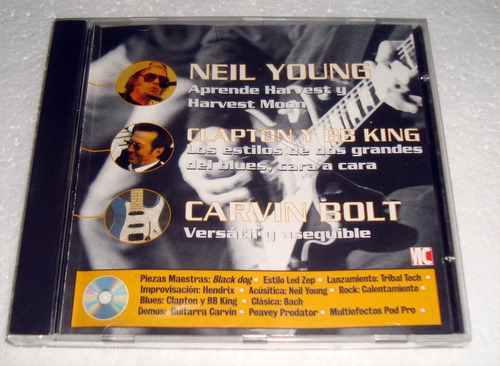 Neil Young Clapton Bb King Carvin Bolt Cd / Kktus