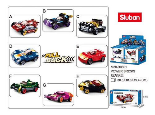 Bloques Para Armar Automoviles Y/o Micro Bloques Constructor