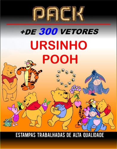 +mais De 300 Vetores  Corel Ursinho Pooh