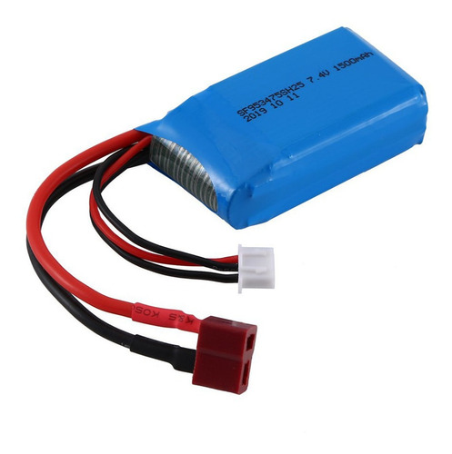 Enchufe T De La Batería De Los Ss 7.4v 1500mah Para Wltoys [