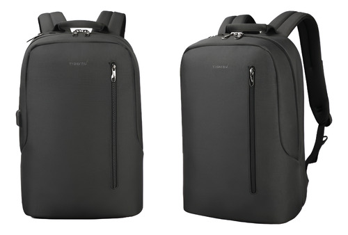 Mochila Tigernu Ejecutiva Para Notebook Negro/gris T-b3621b