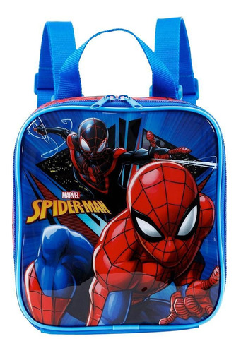 Lancheira Térmica Infantil Spiderman Homem Aranha Merendeira