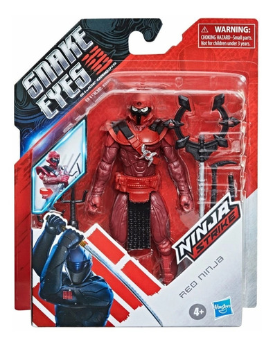 Figura Red Ninja Snake Eyes G.i. Joe Origins - Hasbro