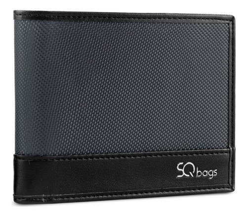 Cartera Para Hombre Billetera Color Negro Sqbags George