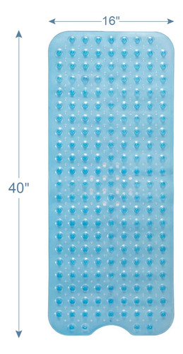 Amazerbath Tapete De Bano Antideslizante Para Banera, 40 X 1