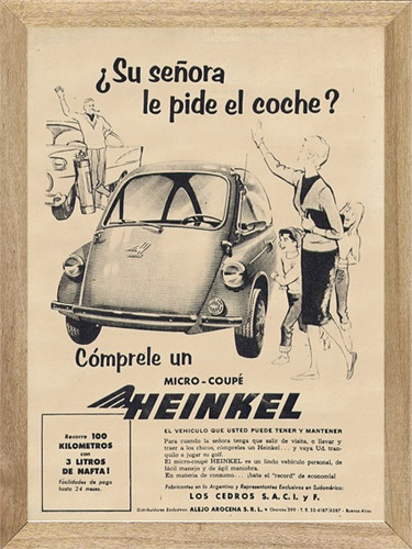  Heinkel  Cuadros Carteles Publicidad Poster E248