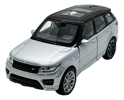 Miniatura De Metal Range Rover -  Prata - Abre Portas