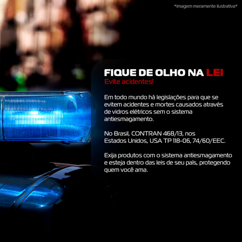 Módulo Subida Vidro + Fechamento Teto Solar Onix Plus 20 21