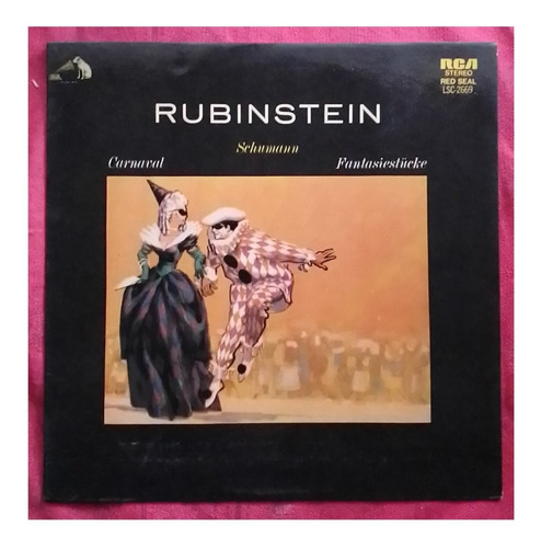 Schumann Carnaval Fantasiestücke Artur Rubinstein Vinilo