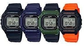 Reloj Casio Modelo W-218 Rojo