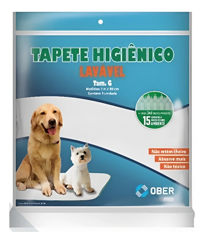 Tapete Higiênico Lavável Para Pets Com Maior Absorção Tam G