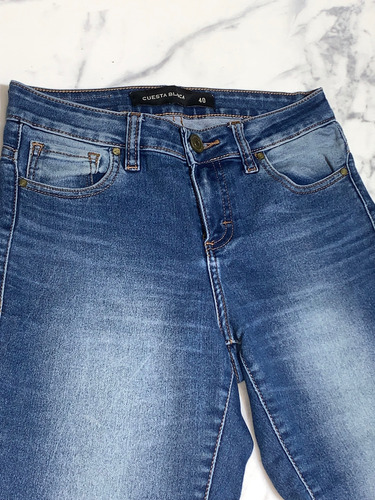 Pantalones Jean Cuesta Blanca Mujer
