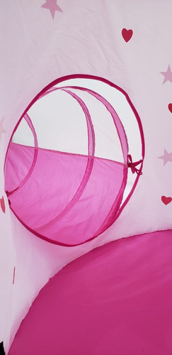 Imagen 5 de 6 de Carpa Castillo Cn Tunel Tienda De Juegos Plegable Para Niños
