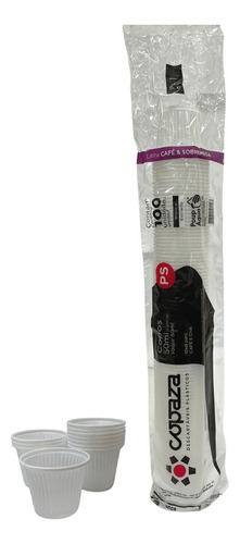 Caixa De Copinho 50ml Branco C/5000 Plástico - Copaza
