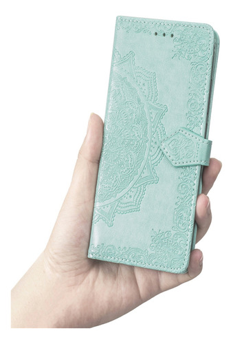 Funda Para Oppo Reno 5f/a94 5g/f19 Pro+, Funda Tipo Cartera Con Tapa, Estampado De Poliuretano, Ranura Para Tarjetas Ant