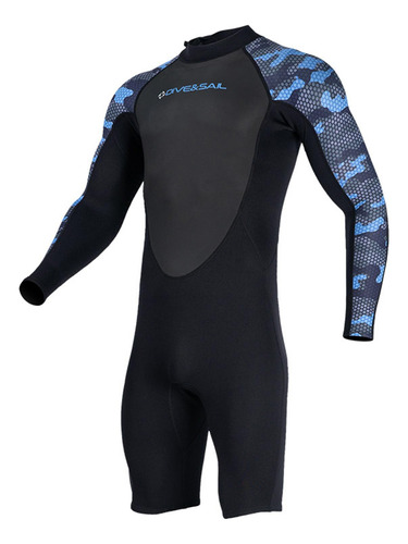 Traje De Neopreno De 2mm Para Hombre, Traje De Buceo Corto