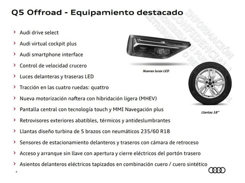 Imagen 14 de 25 de Nueva Audi Q5 Advanced 45 Tfsi Stronic Quattro Mildhibrid