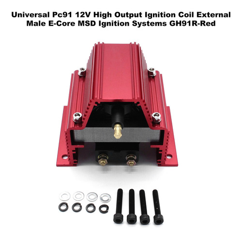 Imagen 4 de 9 de Bobina De Encendido Universal Pc91 12v Externa De Alta Salid