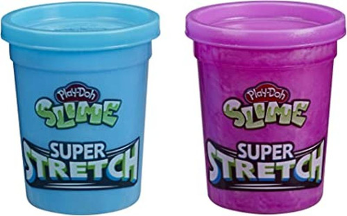 Playdoh Slime Super Stretch Pack De 2 Para Niños De 3