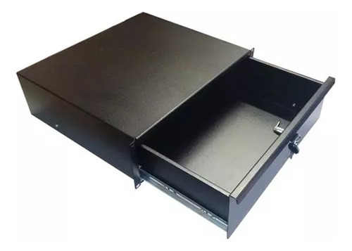 Gaveta 3us X 400 Com Chaves Para Racks Padrão 19
