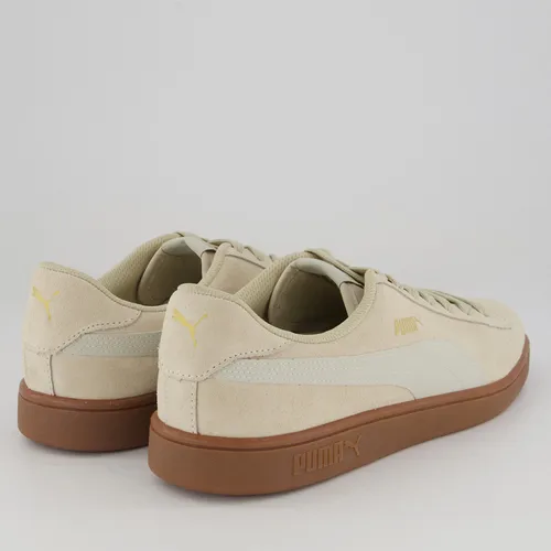 Tênis Puma Smash V2 Bdp Bege E Marrom