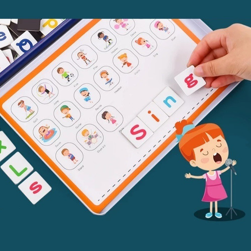 Puzzle Magnetico Aprender Alfabeto Ingles Para Niños