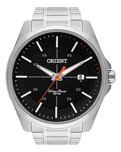 Relógio Masculino Prata Clássico Orient Mbss1294 P1sx