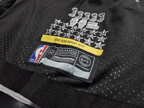 Short Bermuda Nba Básquet Los Angeles Lakers Negra Negro Xl