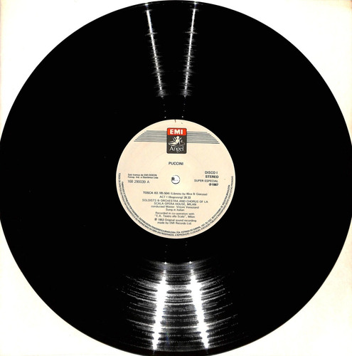 Puccini Callas Di Stefano Gobbi Teatro Scala - Lp Duplo (Usado)