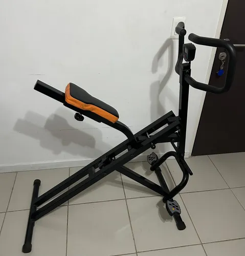 Total Crunch Ejercita Piernas Abdominales Plegable Negro