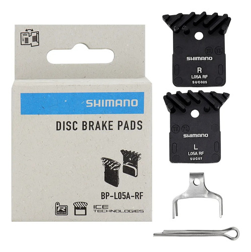 Pastillas De Freno Shimano L05a Refrigerdadas Ruta Resina