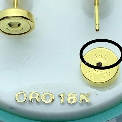 Abridores Oro Bebe Aro 18k Vaquita San Antonio 4mm Li-3011