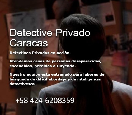 Imagen 3 de 7 de Investigador Detective Privado Caracas, Venezuela.