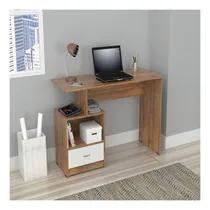 Comprar Escritorio Práctico 1 Cajón Sandro Color Castaño