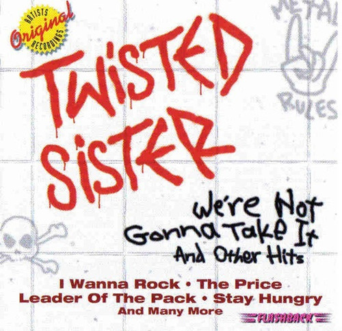 Twisted Sister We're Not Gonna Take It Cd Nuevo Import Stock