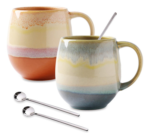 Tazas De Café Grandes De 16 Oz Para Juego De Tazas De Café V