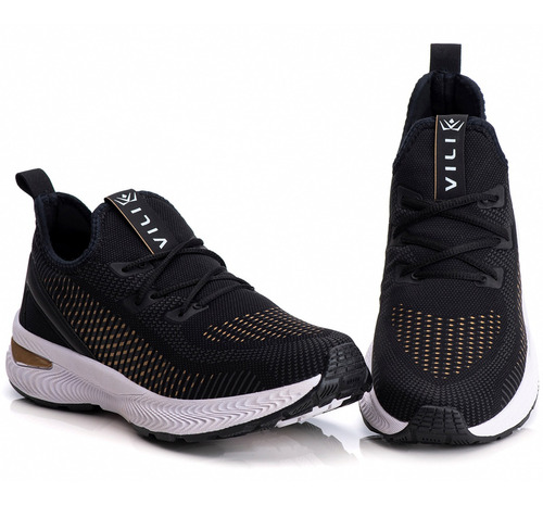 Imagem 2 de 6 de Kit 2 Pares Tênis Esportivo Masculino Feminino Para Academia