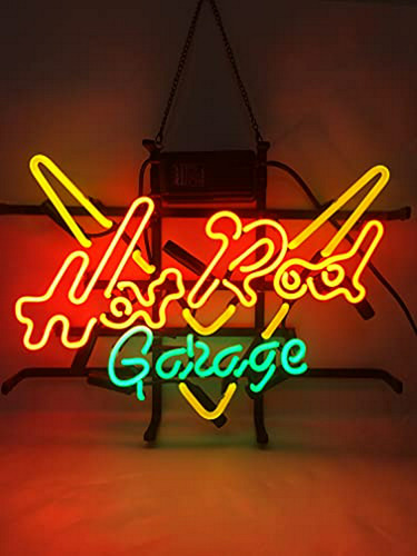 Lámpara Neon Hot Rod Garage