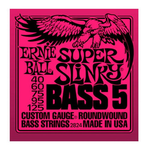 Corda Super Slink 040 Baixo 5 Cordas Ernie Ball