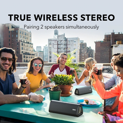 Imagen 8 de 9 de Mifa A10+ Bluetooth 5.0 20w Ipx7 24hr Usb Microsd Aux Negro