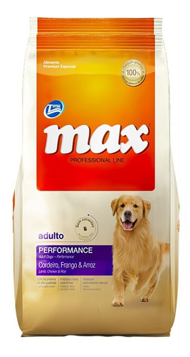 Comida Max Performance Adulto 20kg + Regalo  