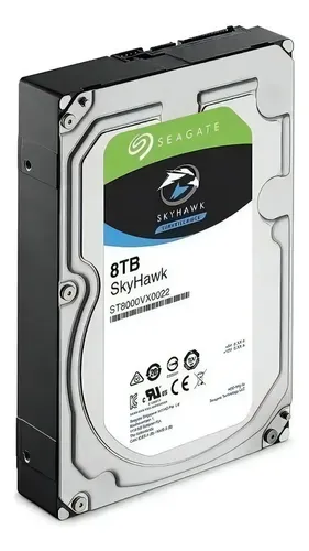 【16TB】8TB HDD 2台（Y;Z） interno Seagate SkyHawk ST8000VE001 8TB negro | Cuotas sin interés