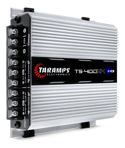 Amplificador Taramps Ts-400 X 4 Canales 400w 2 Ohmios