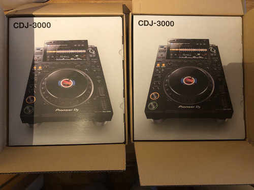 Pioneer Dj Cdj-3000 2 Units Pair Dj Controller New In Stock