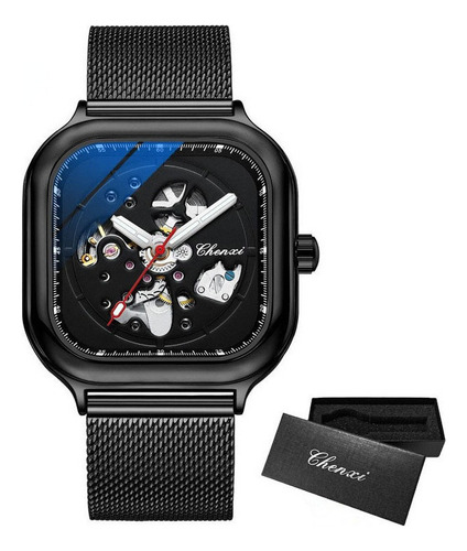 Reloj Mecánico Automático Chenxi 8840k Skeleton Square