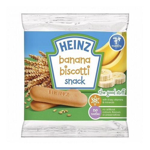 Heinz · Galleta Para Bebé Sabor Plátano 60g