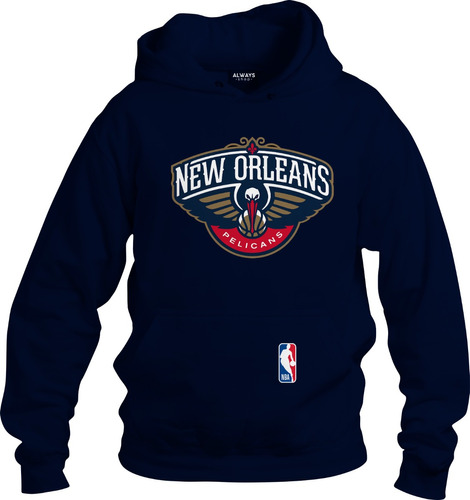 Sudadera Hoodie Estilo New Orleands Pelicans M3 Adulto Niño