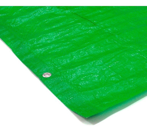 Imagen 5 de 9 de Rafia Cubrecerco Verde Con Ojales 1,50 Mts De Ancho X 10 Mts