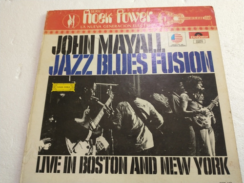 John Mayall  Jazz Blues Fusión  Série Rock Power Lp Vinilo.