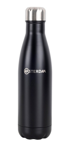 Imagen 3 de 9 de Botella Termica Doble Pared En Acero Inox 500 Ml - Amsterdam